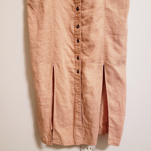 BDG Linen/Rayon Strapless Dress...10 - Picture 3 of 7